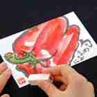 絵手紙制作の第10段階 / Stage 10 of making an etegami