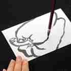 絵手紙制作の第3段階 / Stage 3 of making an etegami