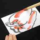絵手紙制作の第4段階 / Stage 4 of making an etegami